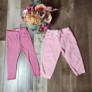 Pink Toddler Girl Casual Pants Bundle Size 24m EUC